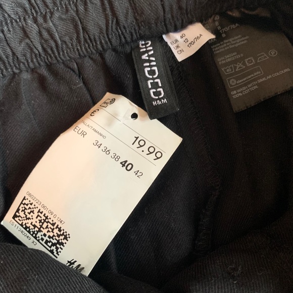 Black Paperbag Pants - Picture 5 of 5